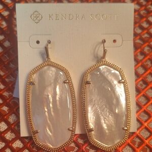 Kendra Scott Gold and Iridescent Earrings